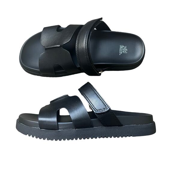 WILD FABLE Hayley Slide Sandals Black - Picture 3 of 3